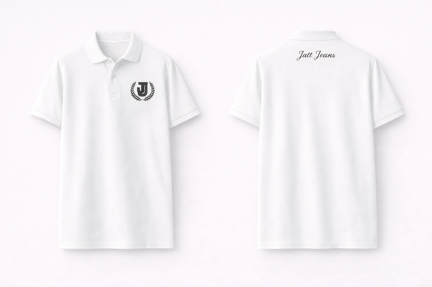 CREST Polo - White/Black