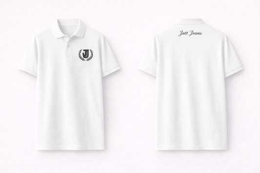 CREST Polo - White/Black